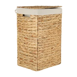 Canasto de Fibra para Ropa Sucia 34x25x55 cm